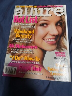 Allure Magazine June 2000 Britney Spears Hot List Summer Beauty Fashion Y2K RARE